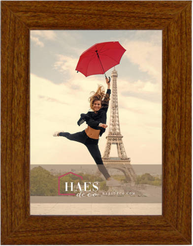 HAES deco - Houten Fotolijst Paris Rustiek Bruin 13x18 -Sp001138