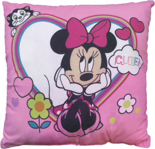 Disney Minnie Mouse Kussen Cute - 40 X 40 Cm - Polyester