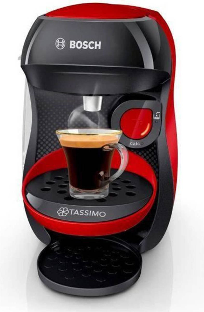 Bosch - Tassimo - T10 Happy - Rood En Antraciet Koffiemachine Voor Meerdere Dranken