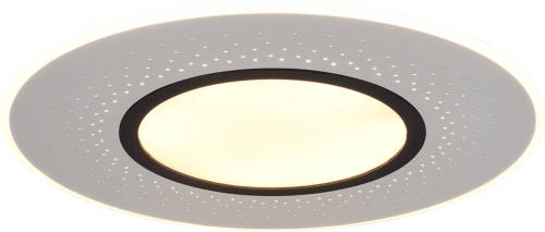 BES LED Led Plafondlamp - Plafondverlichting - Trion Virsa - 70w - Aanpasbare Kleur - Dimbaar - Afstandsbediening - Rond - Mat