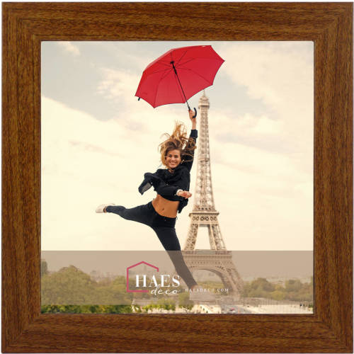 HAES deco - Houten Fotolijst Paris Rustiek Bruin 20x20 -Sp001218