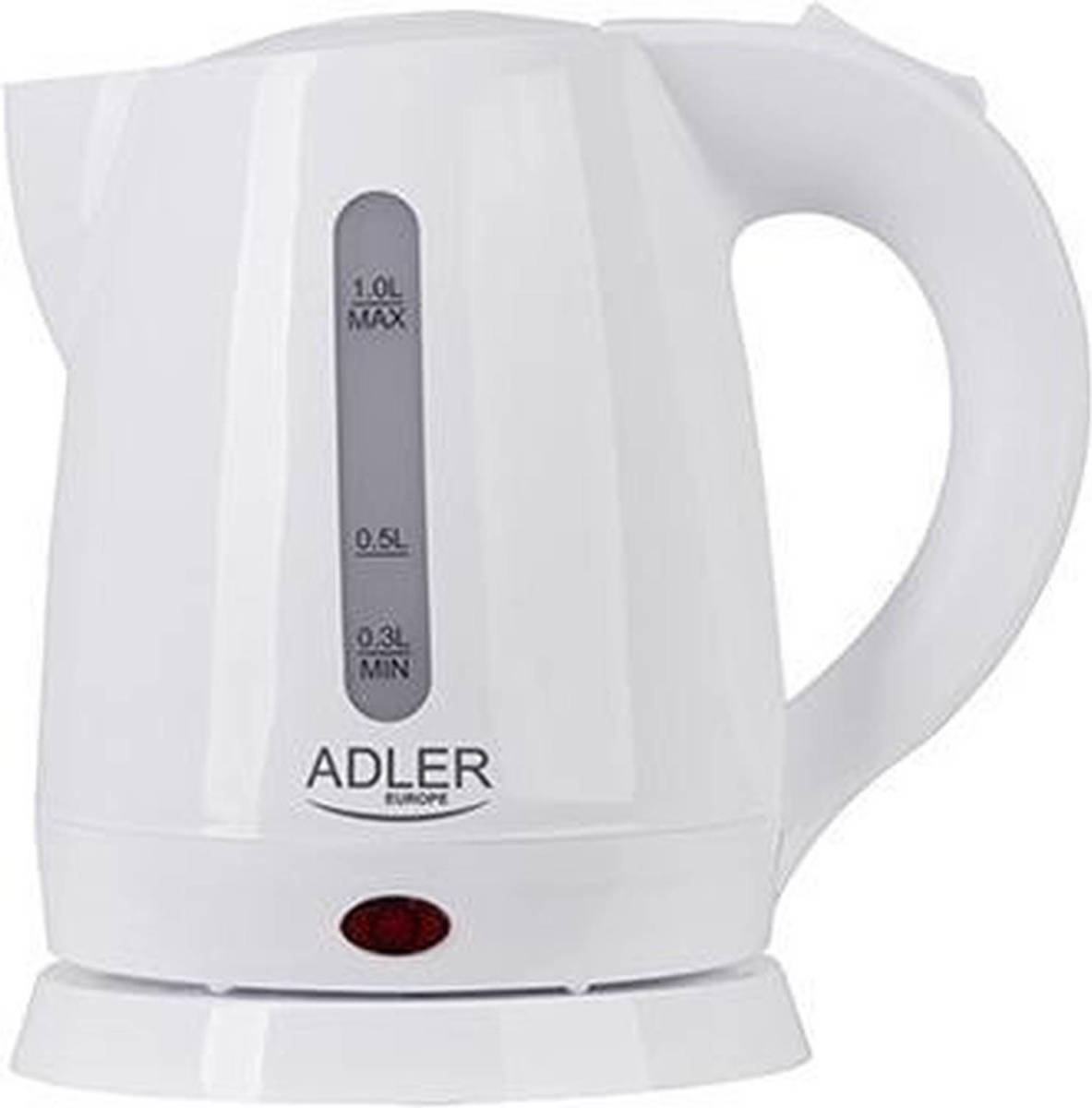 Adler Ad 1272 - Waterkoker - 1 Liter - Hazelnoot, Wit - 1600 W