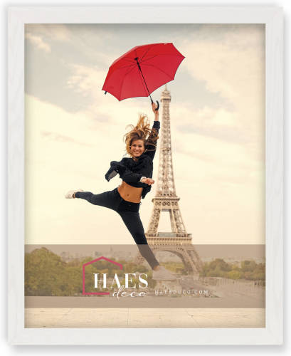 HAES deco - Houten Fotolijst Paris Wit 40x50 - Sp001403