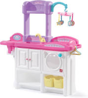 Step2 Love & Care Deluxe Nursery Kinderkamer Voor Poppen Met Wieg, Kinderzitje, Wasmachine & Accessoires (Excl. Pop)