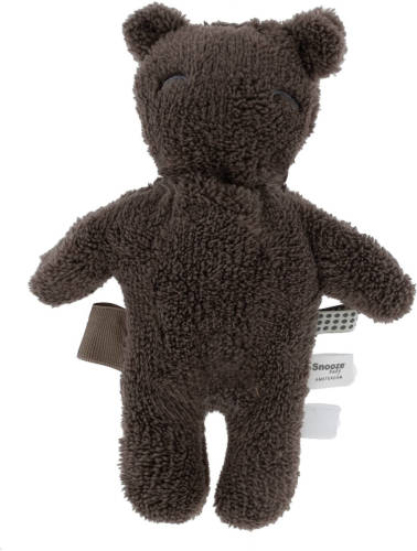 Snoozebaby Organische Knuffelbeer Billy Warm Brown - 30 Cm