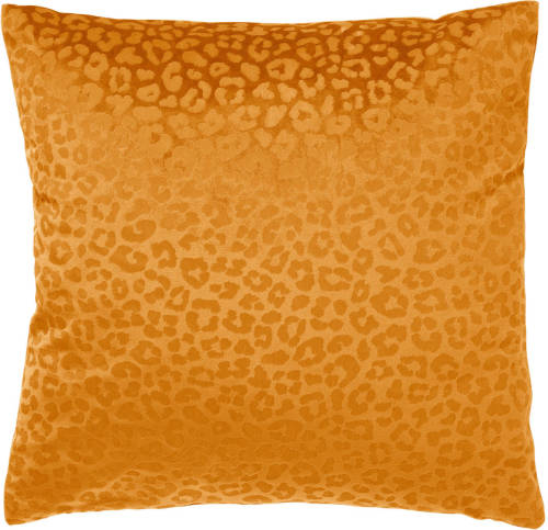 Dutch Decor Chessy - Kussenhoes Met Dierenprint 45x45 Cm Golden Glow - Geel - Geel