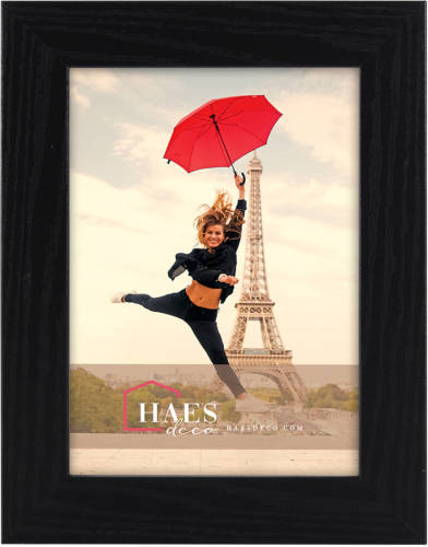 HAES deco - Houten Fotolijst Paris Zwart 15x20 - Sp001151