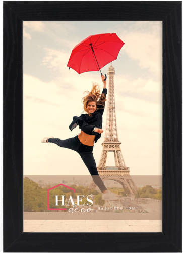 HAES deco - Houten Fotolijst Paris Zwart 20x30 - Sp001211