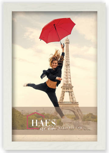 HAES deco - Houten Fotolijst Paris Wit 30x45 - Sp001323