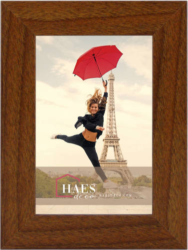 HAES deco - Houten Fotolijst Paris Rustiek Bruin 10x15 -Sp001108