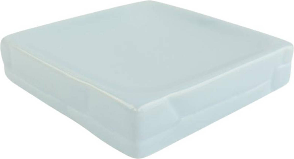 Orange85 Zeepbakje - Zeephouder Hangend - Blauw - 11.5x11.5x2.5 Cm - Badkamer