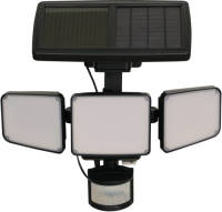 Luxform La Rioja Pir Wandlamp - 2500lm - Solar