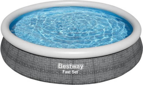 Bestway Fast Set™ Bovengronds Zwembad - Rond - 366 X 76 Cm - Pomp En Filterpatroon