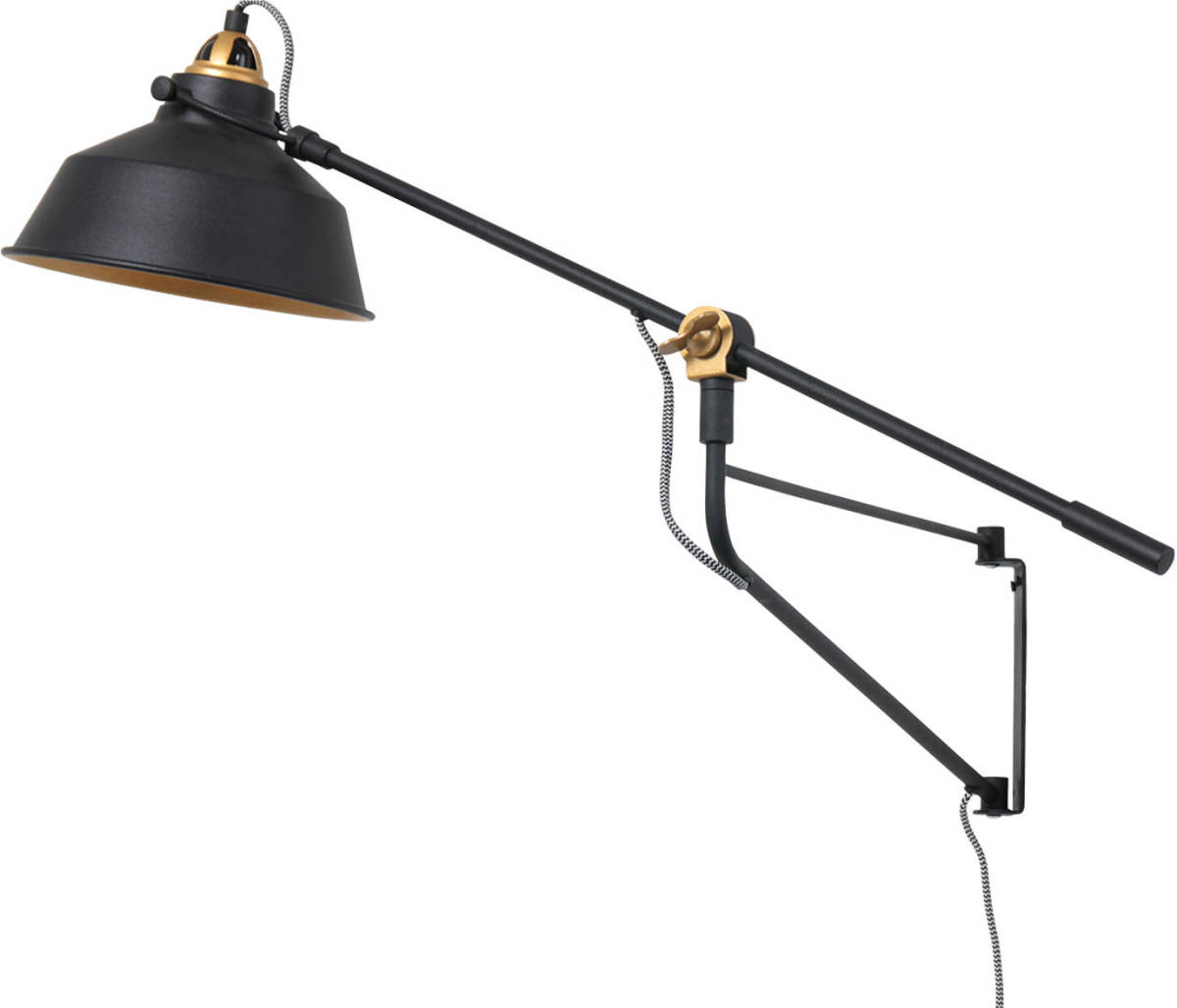 LichtXpert Mexlite Nové Wandlamp Zwart