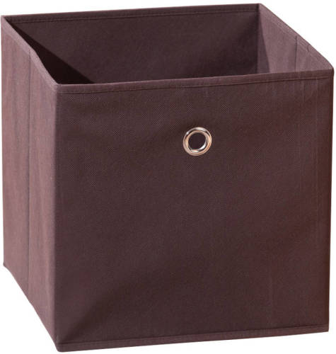 Hioshop Wase Opbergdozen Bruin.