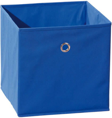 Hioshop Wase Opbergdozen Blauw.
