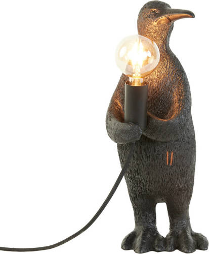 Light & Living Penguin Tafellamp Zwart