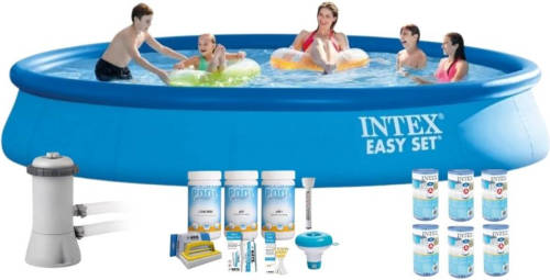 Intex Zwembad Easy Set - Zwembad Bundel - 457x84 Cm