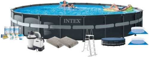 Intex Zwembad Ultra Xtr Frame - Zwembad Bundel - 732x132 Cm