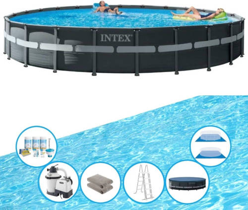 Intex Zwembad Ultra Xtr Frame - Zwembad Bundel - 732x132 Cm