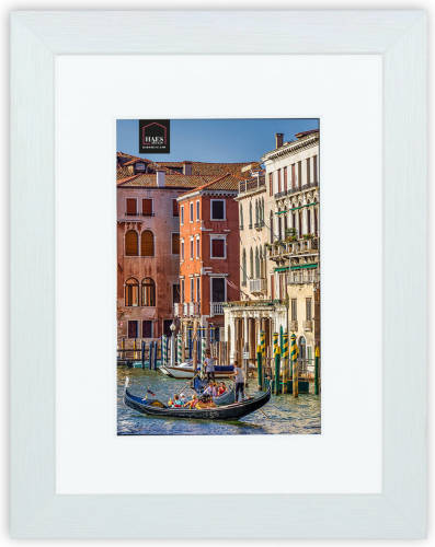 HAES deco - Houten Fotolijst Venezia Wit 13x18 Of 18x24 -Sp13024