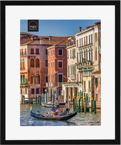 HAES deco - Houten Fotolijst Venezia Zwart 30x40 Of 40x50 -Sp12950