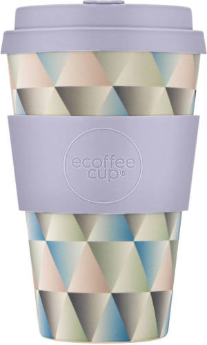 Ecoffee Cup Shandor The Magnificent Pla - Koffiebeker To Go 400 Ml - Lichtgrijs Siliconen