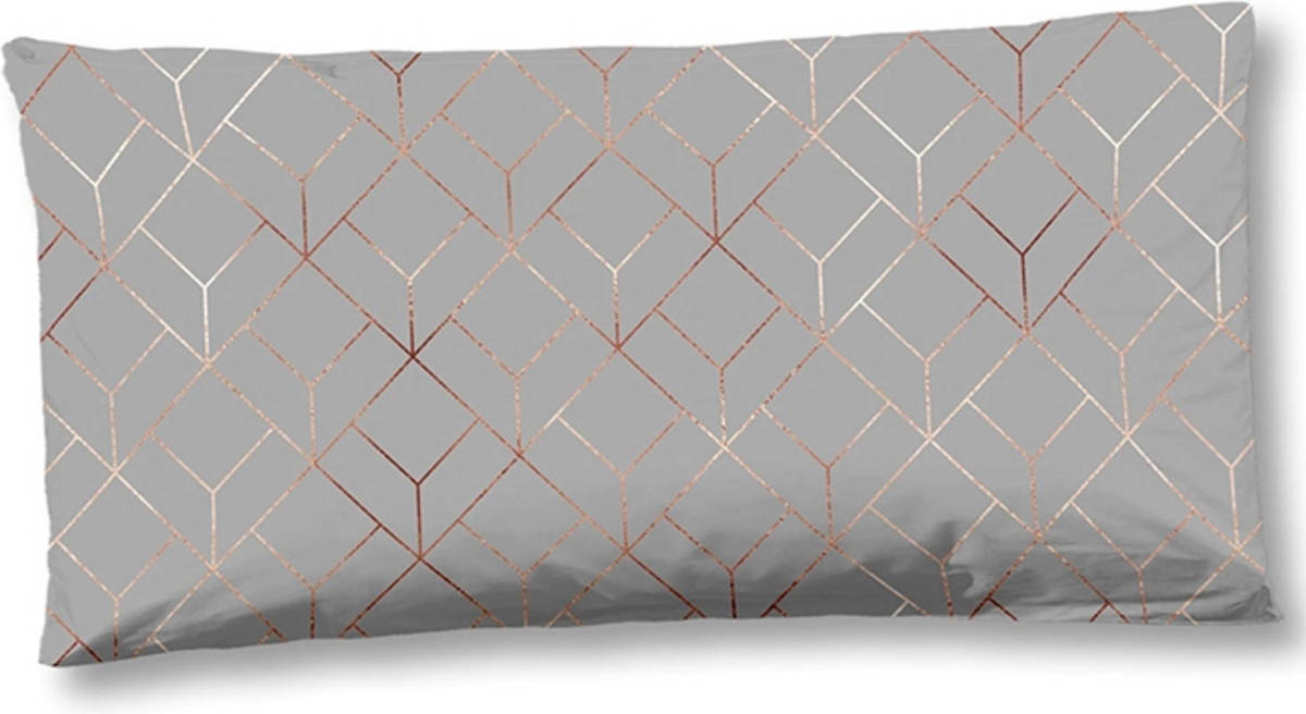 Slaaptextiel Sierkussen Katoensatijn - Subtiel Glazend - Zacht - Luxe Kussen Idar - (40x80 Cm)