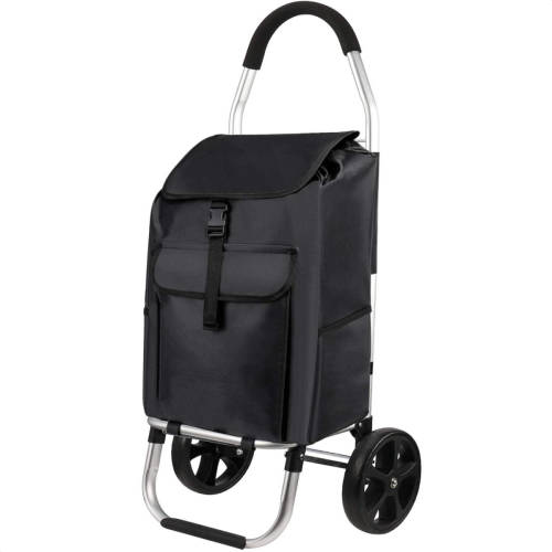 Strex Boodschappentrolley Met Wielen - Opvouwbaar - Afneembare Boodschappentas - Boodschappenwagen