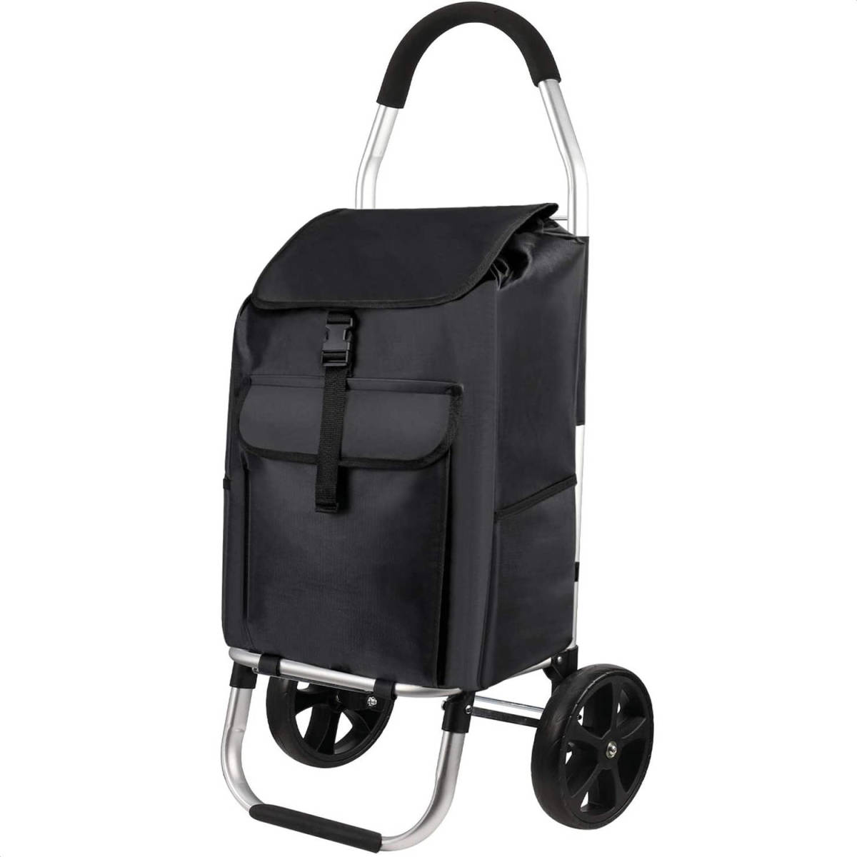 Strex Boodschappentrolley Met Wielen - Opvouwbaar - Afneembare Boodschappentas - Boodschappenwagen