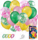Fissaly ® 40 Stuks Roze & Witte Latex Ballonnen Met Accessoires - Helium - Decoratie - Bruiloft & Trouwen