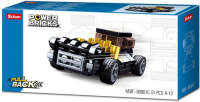 Sluban Power Bricks: Black Hod Rod (M38-b0801c)