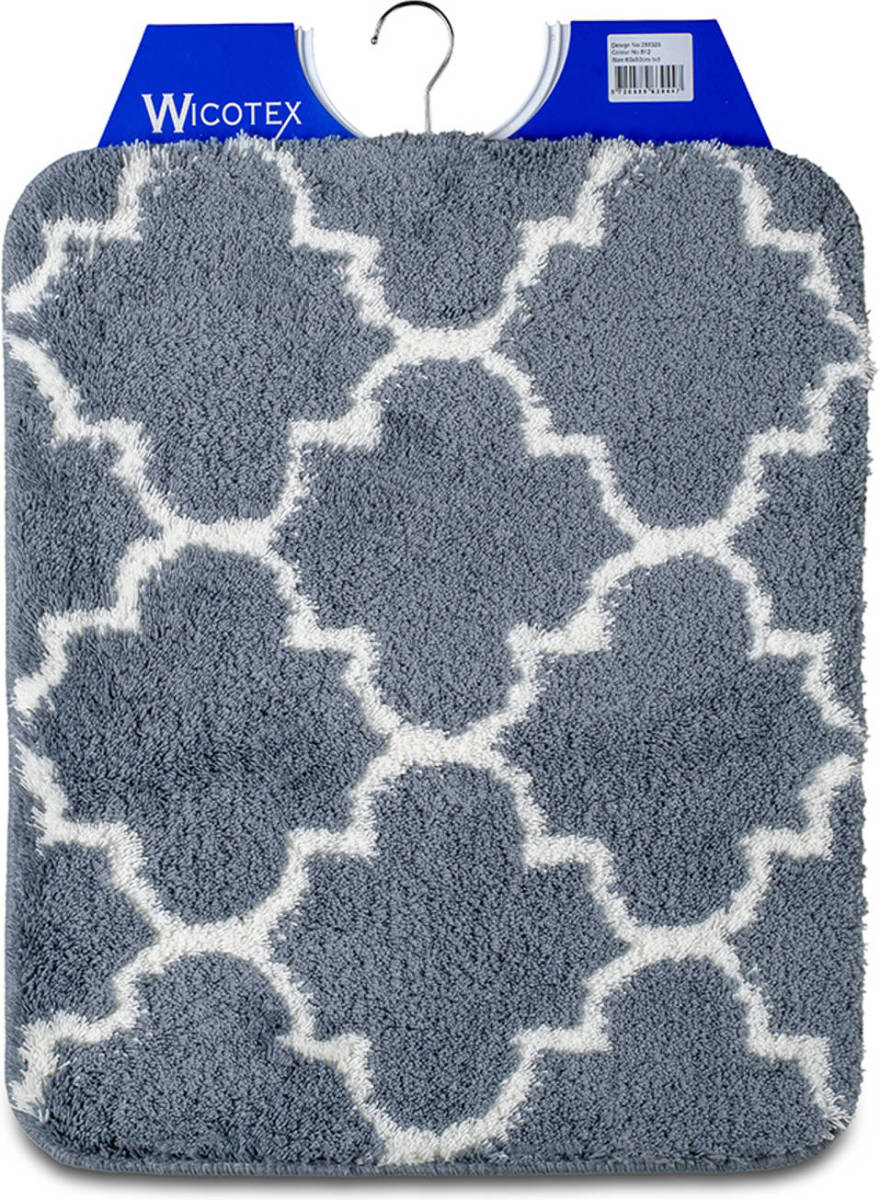 Wicotex Bidetmat Marseille Grijs 60x50cm