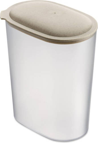 Koziol - Voorraadpot, Ovaal, 2.5 L, Zand Beige - Koziol Connect