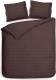 Heckett & Lane Dekbedovertrek Diamante - Marsala Bruin - 1-persoons 140x200/220 Cm