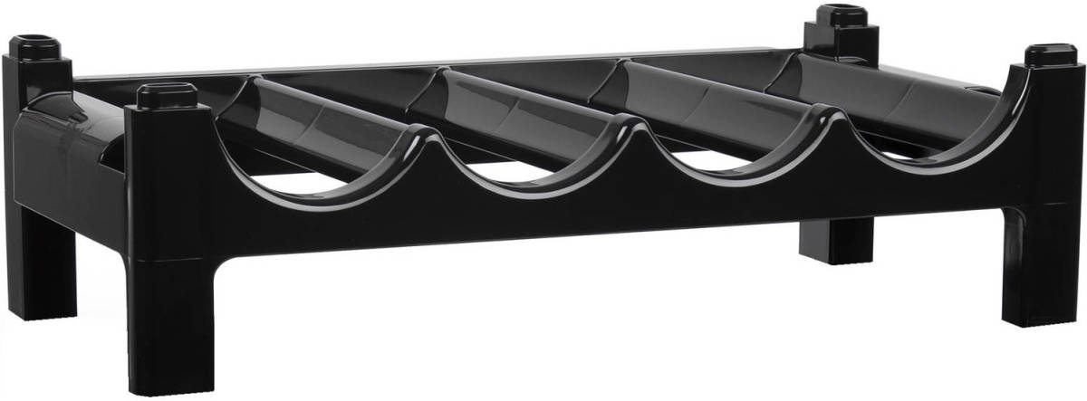 Forte Plastics Kunststof Wijnrekken / Flessenrekken 23 X 43.5 X 13 Cm Voor 4x Flessen Wijn - Wijnrekken