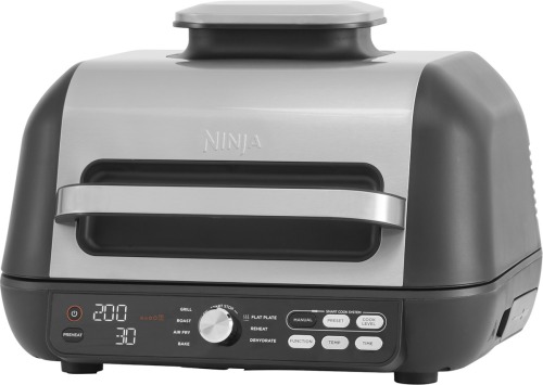 Ninja Foodi Ag651eu Pro - Multifunctionele Grill En Heteluchtfriteuse - 3.8 Liter - 7 Kookfuncties - 2460 Watt