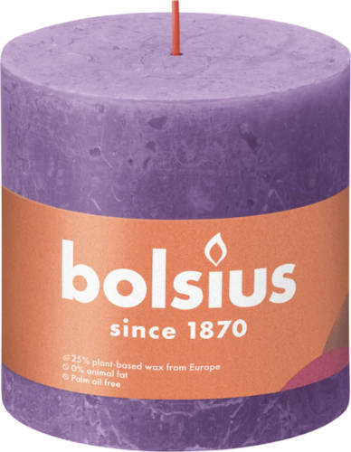 Bolsius Rustiek Stompkaars 100/100 Vibrant Violet