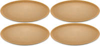 Koziol Dinerborden Connect Bruin ø 26 Cm - 4 Stuks