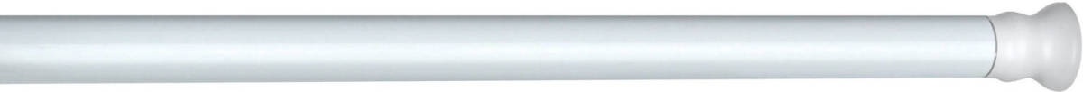 Wenko Douchegordijnstang 2 X 70-115 Cm Aluminium Wit