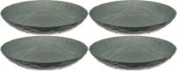 Koziol Diepe Borden Club Grijs ø 22 Cm - 4 Stuks
