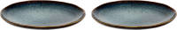 Palmer Bord Eccentric 28 Cm Blauw Stoneware 2 Stuk(s)