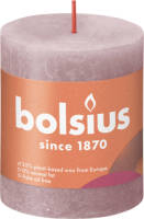 Bolsius Rustiek Stompkaars 80/68 Ash Rose
