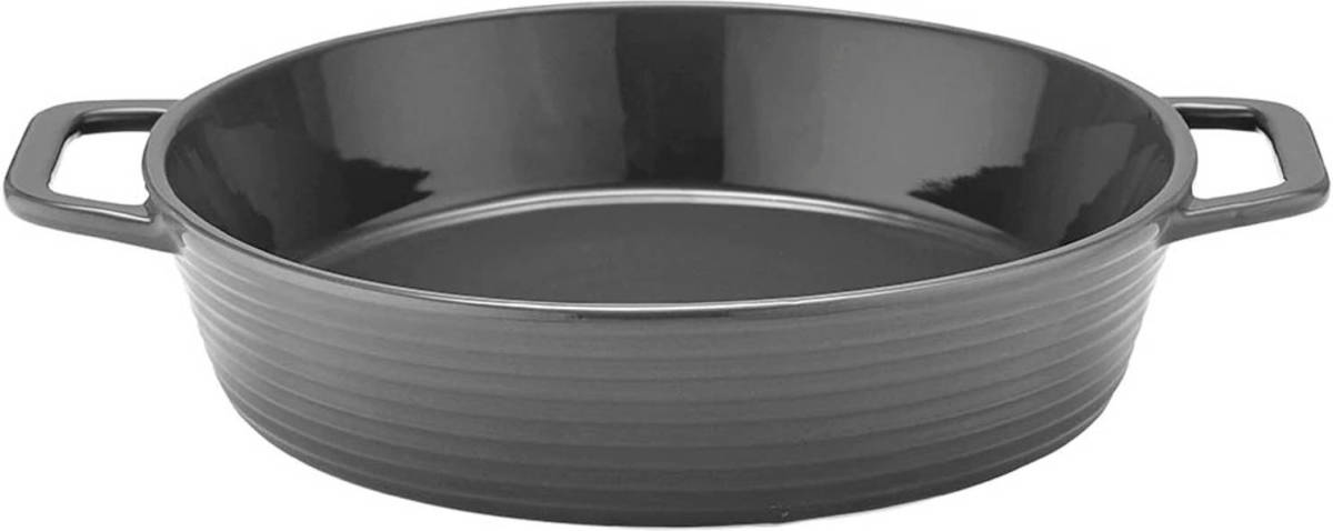 Ladelle - Ovenschaal Met Handgrepen, Ø25 Cm, Grijs - Ladelle Homestead