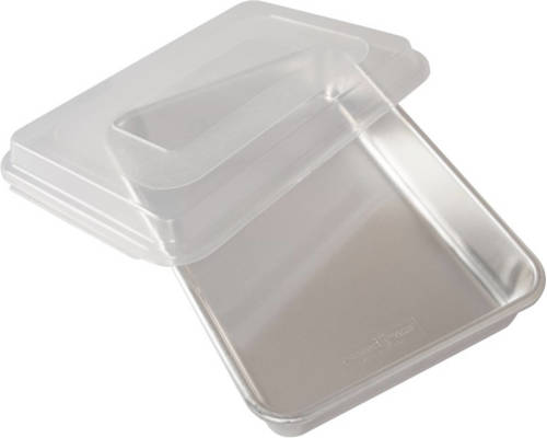 Nordic Ware - Bakvorm, Rechthoek, Met Deksel, 25 X 34 Cm, Aluminium, Nordic Ware Naturals