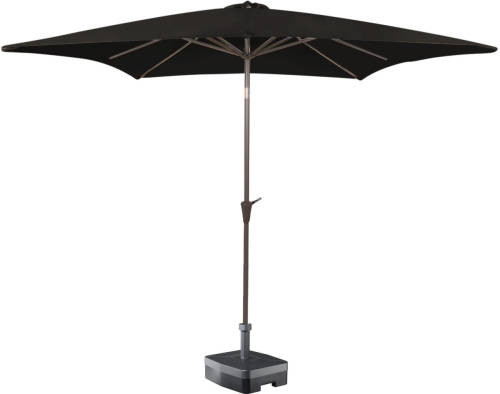 Kopu ® Vierkante Parasol Malaga 200x200 Cm - Black