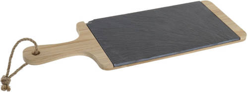 Shoppartners Luxe Houten Snijplank 42 X 15 Cm Zwart - Snijplanken