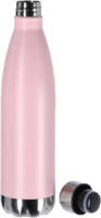 Shoppartners Thermosfles / Isoleerfles Roze Rvs 0.75 L - Thermosflessen