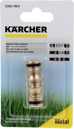 Karcher - Messing 2-weg Koppeling - 26451000