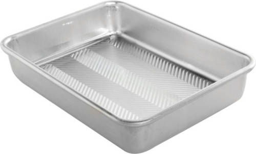 Nordic Ware - Bakvorm, Rechthoek, Met Structuur, 24 X 32 Cm, Aluminium - Nordic Ware Naturals Prism